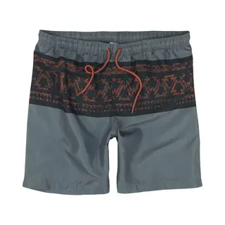 Red By Emp Swim Shorts With Graphic Design Swim Shorts Dark Grey
