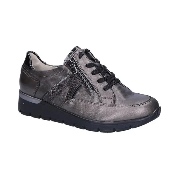 Waldläufer Waldlaufer Ramona Sneakers - Dames - Zilver thumbnail