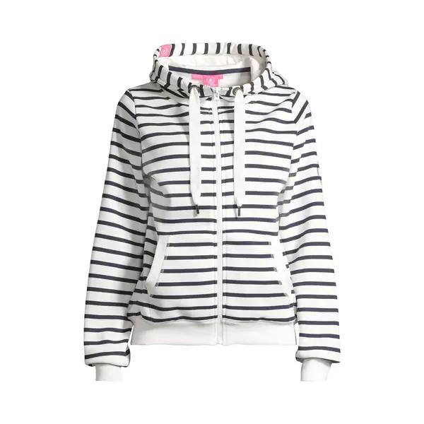 Salzhaut Sweatvest 'Sööte' Navy / Pink / Wit thumbnail