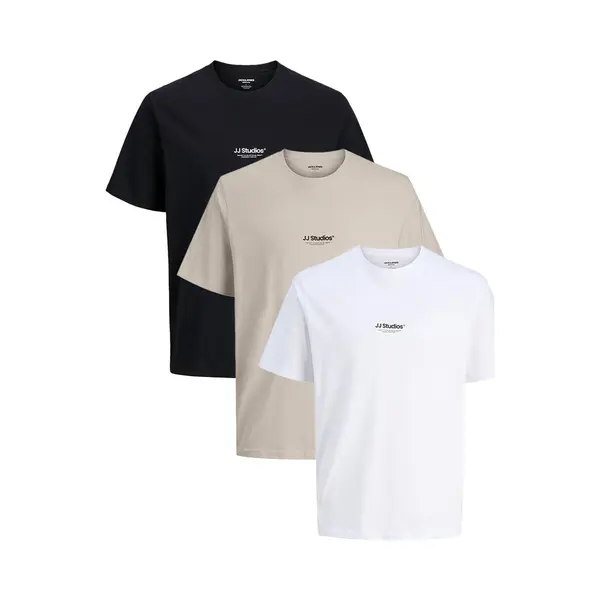 Jack & Jones Heren T-shirt 3 Pack Soho thumbnail