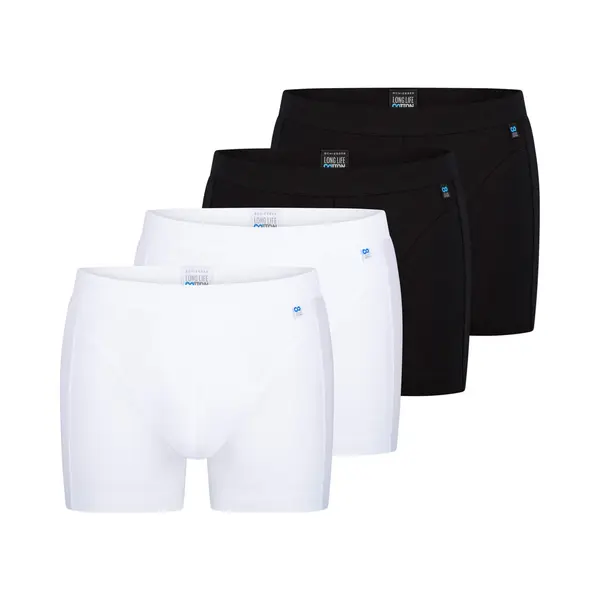 Schiesser Heren Retro Short / Pant 4 Pack Long Life Cotton thumbnail