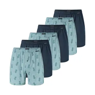 Schiesser Heren Boxershort 6 Pack Singel-Jersey