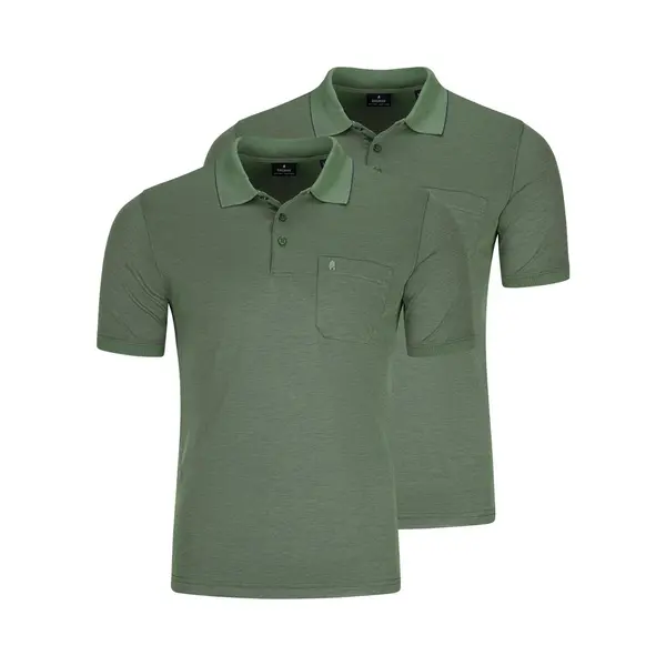 Ragman Heren Poloshirt 2 Pack Basic thumbnail