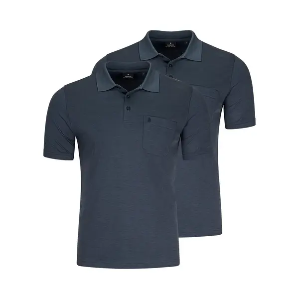 Ragman Heren Poloshirt 2 Pack Basic thumbnail