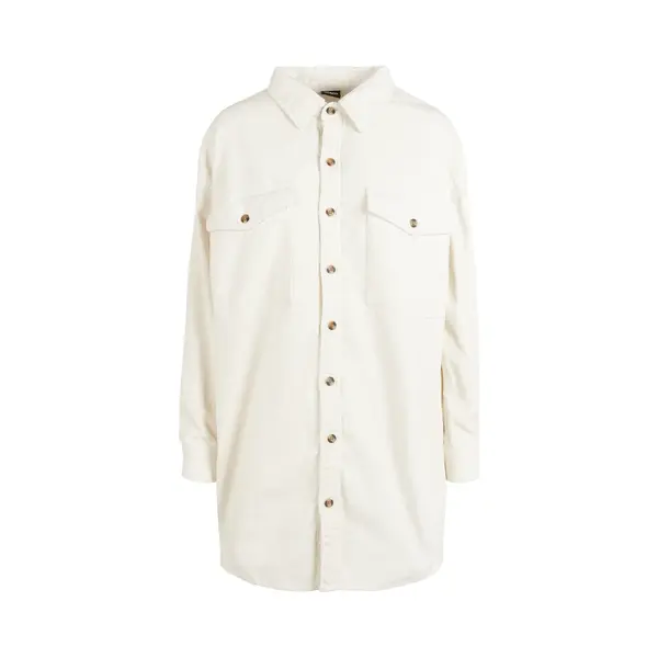 Urban Classics Kurzarmshirt "Urban Classics Damen Ladies Long Corduroy Overshirt" 1 thumbnail