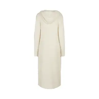 Women's Long Cardigan Urban Classics Hooded Feather- Large Sizes