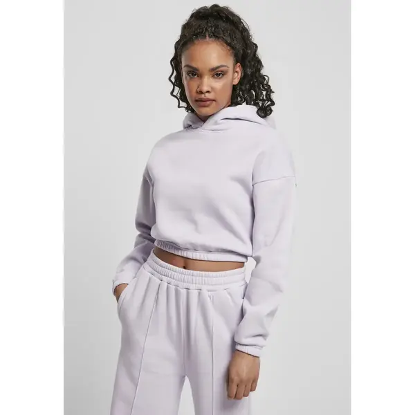 Urban Classics - Short Oversized Sweat Crop Hoodie - 5XL - Paars thumbnail