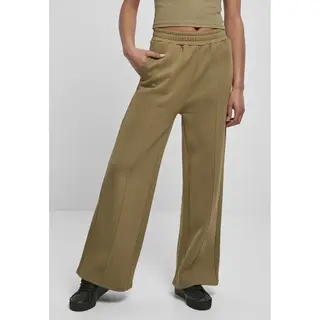 Urban Classics - Straight Pin Tuck Dames Joggingbroek - 4XL - Groen