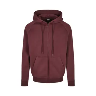 Urban Classics - Basic Vest Met Capuchon - L - Bordeaux Rood