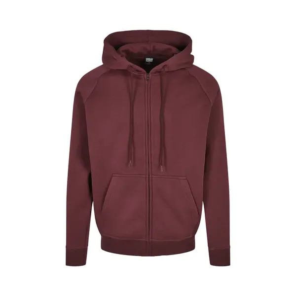 Urban Classics - Basic Vest Met Capuchon - L - Bordeaux Rood thumbnail