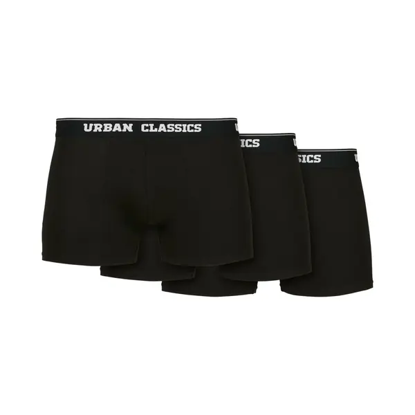 Urban Classics, Herren, Unterhosen, Organic Boxer Shorts 3-Pack - 10458, Blau, Mehrfarbig, Weiss, Schwarz, (Xxl, 3er Pack) thumbnail