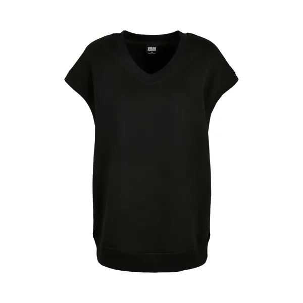 Urban Classics Damen Ladies Oversized Sweat Slipover Sweatshirt, Black, Xs thumbnail