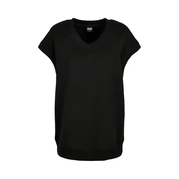 Urban Classics - Oversized Sweat Gilet - M - Zwart thumbnail