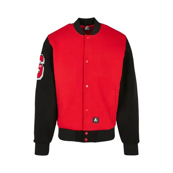 Starter Black Label - 71 College Jacket - L - Rood/Zwart thumbnail