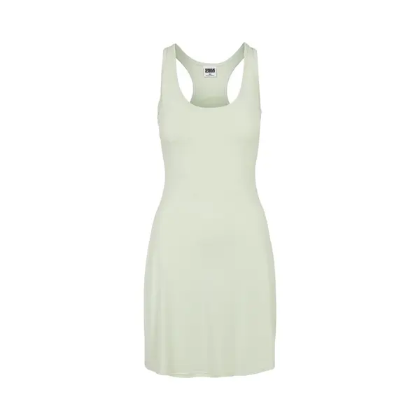 Urban Classics - Modal Short Racer Back Korte Jurk - Xl - Groen thumbnail