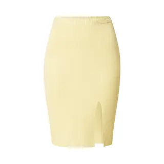 Urban Classics Damen Ladies Rib Knit Skirt 5XL Softyellow