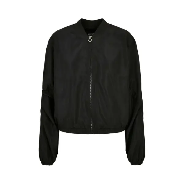Urban Classics, Damen, Leichte Jacken, Ladies Recycled Batwing Bomber Jacket - 16954, Schwarz, (4XL) thumbnail
