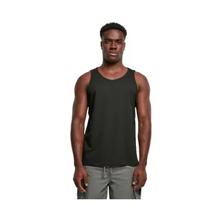 Build Your Brand Herren Basic Tank Top – Sportliches ärmelloses T-Shirt Aus Baumwolle Mit Rundhals Für Training Gym Fitness Sommer Und Casual