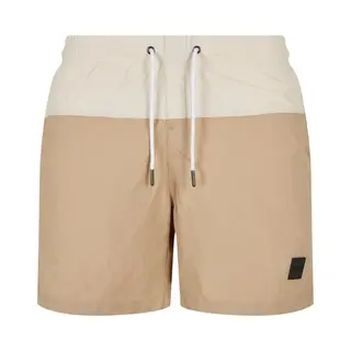 Urban Classics Block Schwimm-Boxershorts Schwarz, Blau, Camouflage