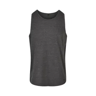 Build Your Brand Herren Basic Tank Top – Sportliches ärmelloses T-Shirt Aus Baumwolle Mit Rundhals Für Training Gym Fitness Sommer Und Casual