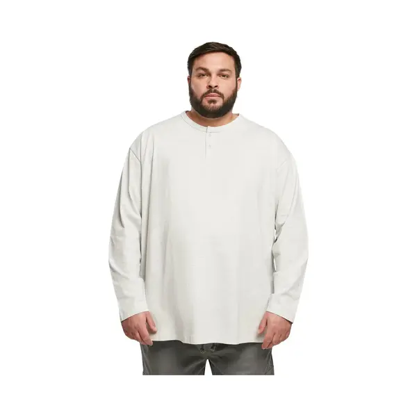 Urban Classics Longsleeve Urban Classics Herren Organic Oversized Henley Longsleeve (1-tlg) thumbnail
