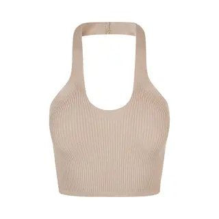 Women's Ribbed Knit Cross-neck Bodysuit Urban Classics Gt