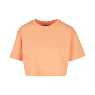 Urban Classics Women's Ladies Short Oversize Tee T-Shirt, Papaya, Xs