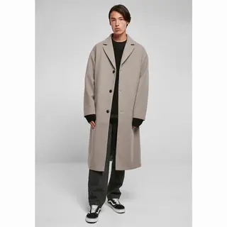 Urban Classics Herren Long Coat Wolfgrey, M