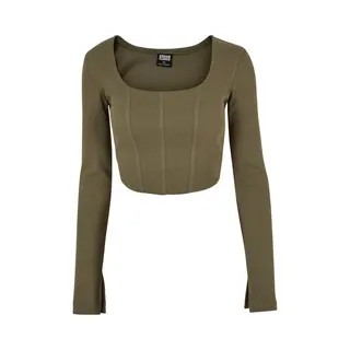 Women's Long Sleeve Crop Top Urban Classics