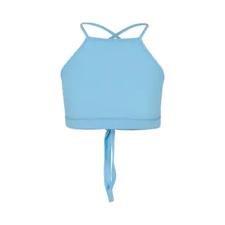 Urban Classics - Triangle Crop Top - Xxl - Blauw