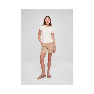 Polo-Shirt Für Damen In Großen Größen Urban Classics Rib