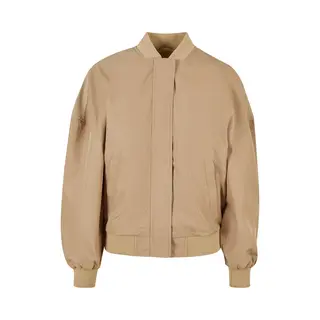 Urban Classics Damen Jacke Ladies Recycled Oversized Light Bomber Jacket Unionbeige 3XL