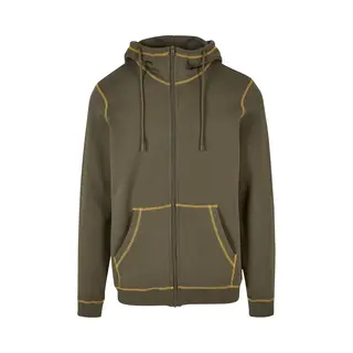 Contrasting Zipped Hoodie Urban Classics Organic