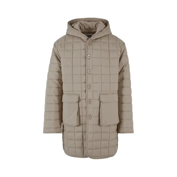 Urban Classics - Polar Fleece Lined Parka Jas - 3XL - Beige thumbnail