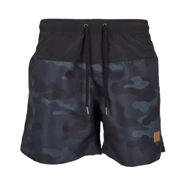 Urban Classics - Block Zwemshorts - Xl - Blauw thumbnail