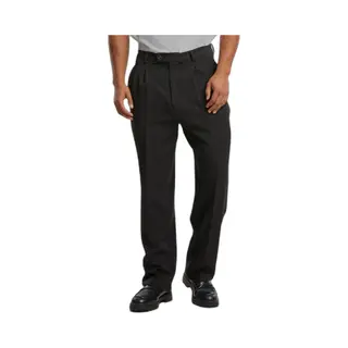 Urban Classics Double Pleated Dressed Pants Black, 33