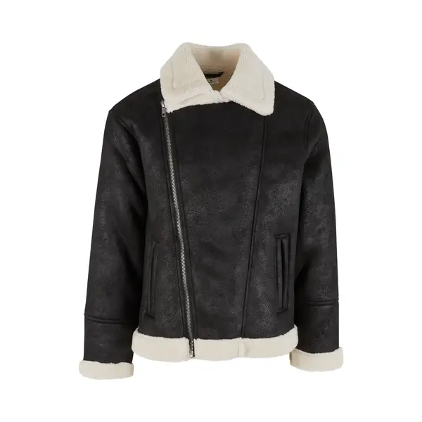 Sheepskin Motorcycle Jacket Urban Classics thumbnail