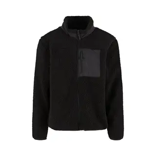 Fleece Jacket With A High Collar Urban Classics Teddy