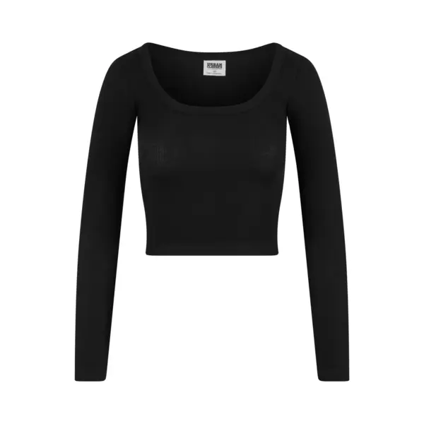 Women's Long Sleeve T-shirt Urban Classics Organic Rib Wide Neck thumbnail