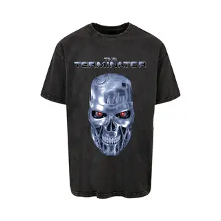 Merchcode T-Shirt Terminator I'Ll Be Back Oversize Tee MC1096 Black-L