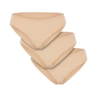 Urban Classics, Damen, Unterhosen, Ladies Bonded Tanga 3- Pack Nude+nude+nude Xl, Beige