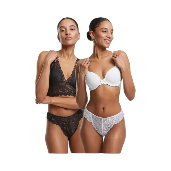 Damen Spitzen-Tanga Urban Classics (x2) thumbnail