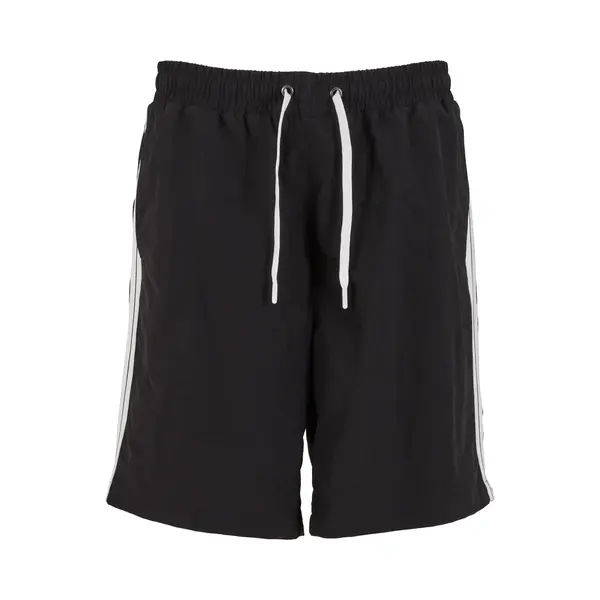 Urban Classics Boardshorts Zwart / Wit thumbnail
