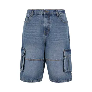 Denim Cargo Shorts Urban Classics Relaxed