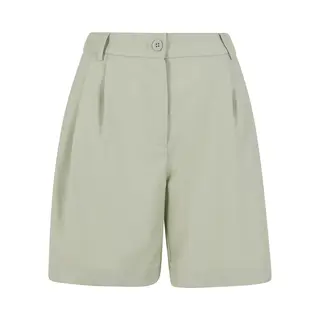 Urban Classics, Damen, Shorts, Ladies Pleated Bermuda Shorts - 188431, Grün, (32)