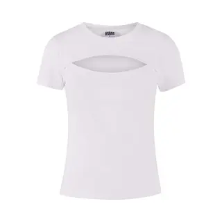 Short T-shirt For Women Urban Classics Cut Out