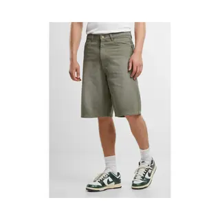 Urban Classics, Herren, Shorts, 90's Heavy Denim Shorts - 159785, Grün, (34, L)