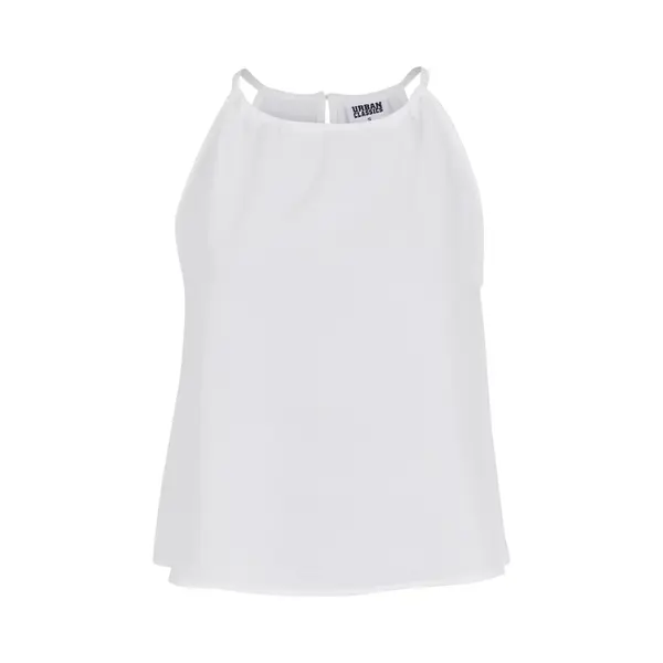 Urban Classics - Structured Mouwloze Top - Xs - Wit thumbnail