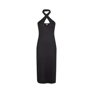 Urban Classics Shirtkleid "Urban Classics Ladies Crossed Neckholder Dress" 1 Stk. Tlg.