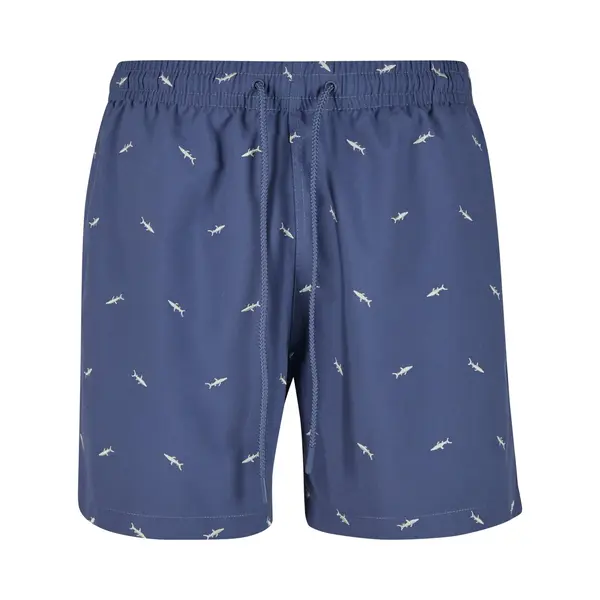 Urban Classics Zwemshorts Violetblauw / Wit thumbnail